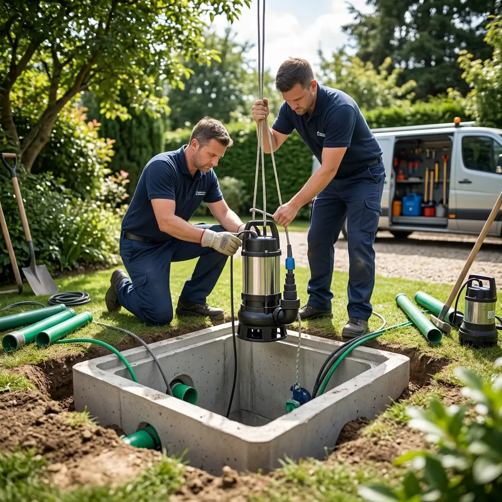 Installation pompe de relevage Ablis (78660)