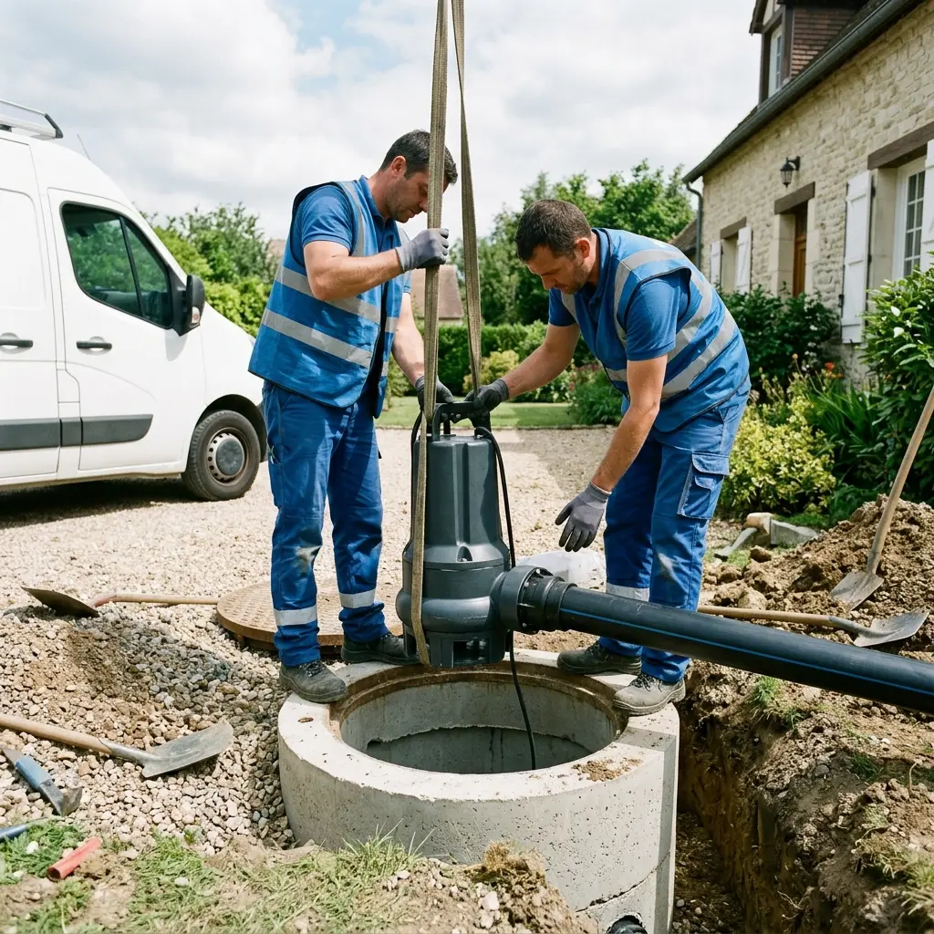 Installation pompe de relevage Saint-Arnoult-en-Yvelines (78730)