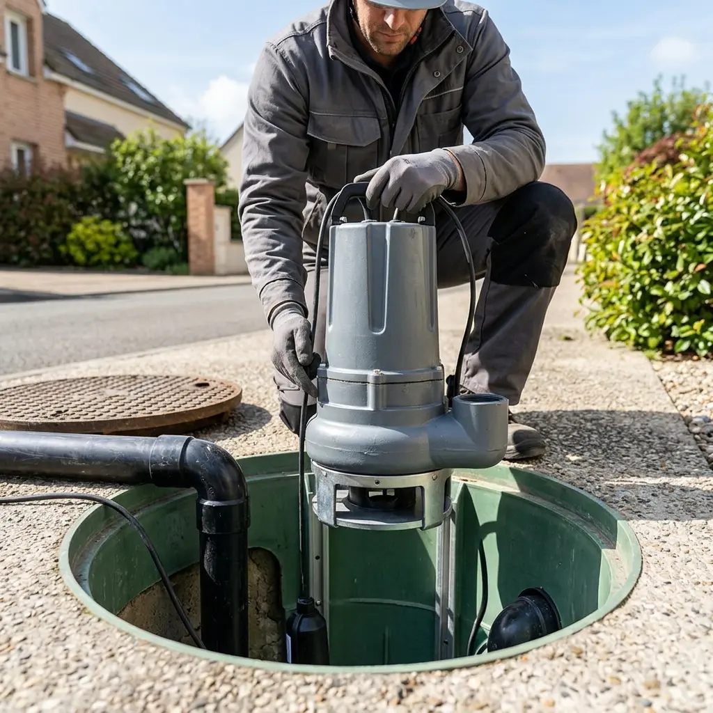 Installation pompe de relevage Mareil-Marly (78750)