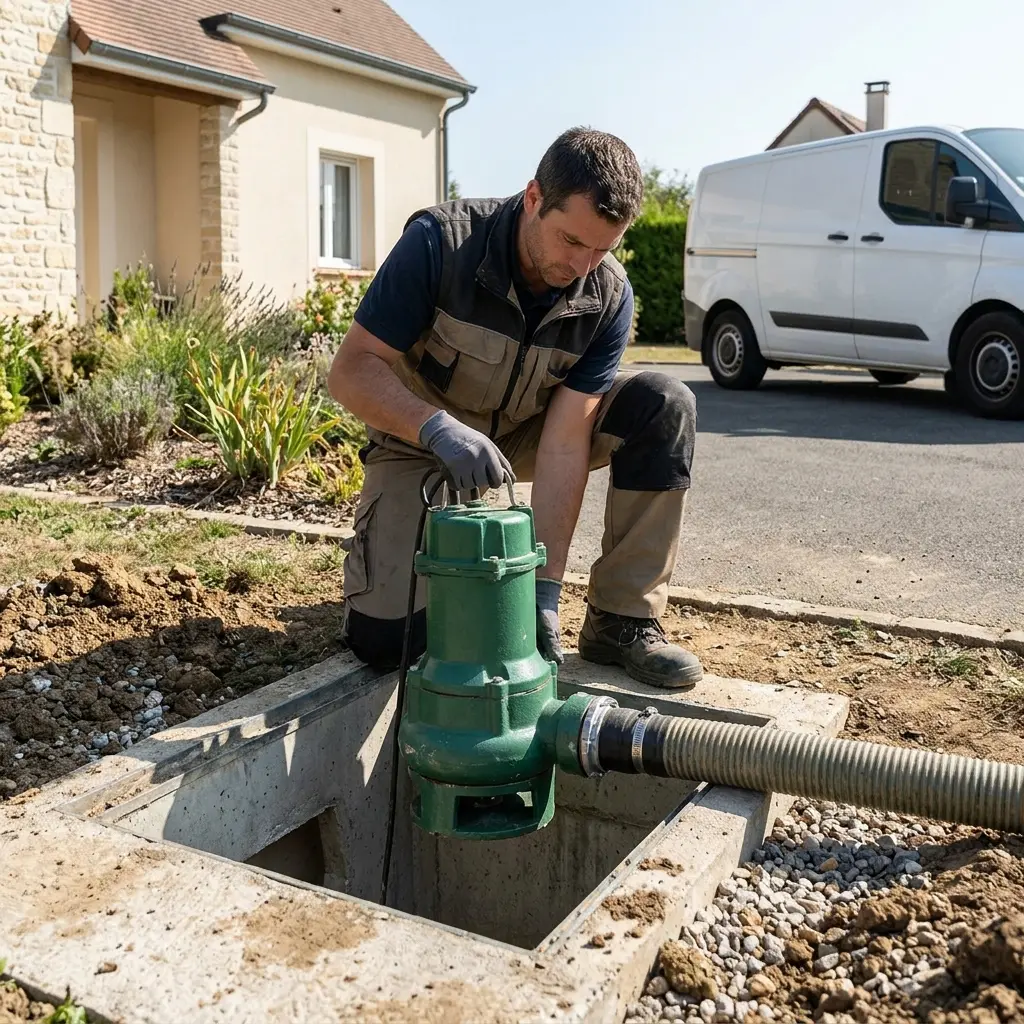 Installation pompe de relevage Septeuil (78790)