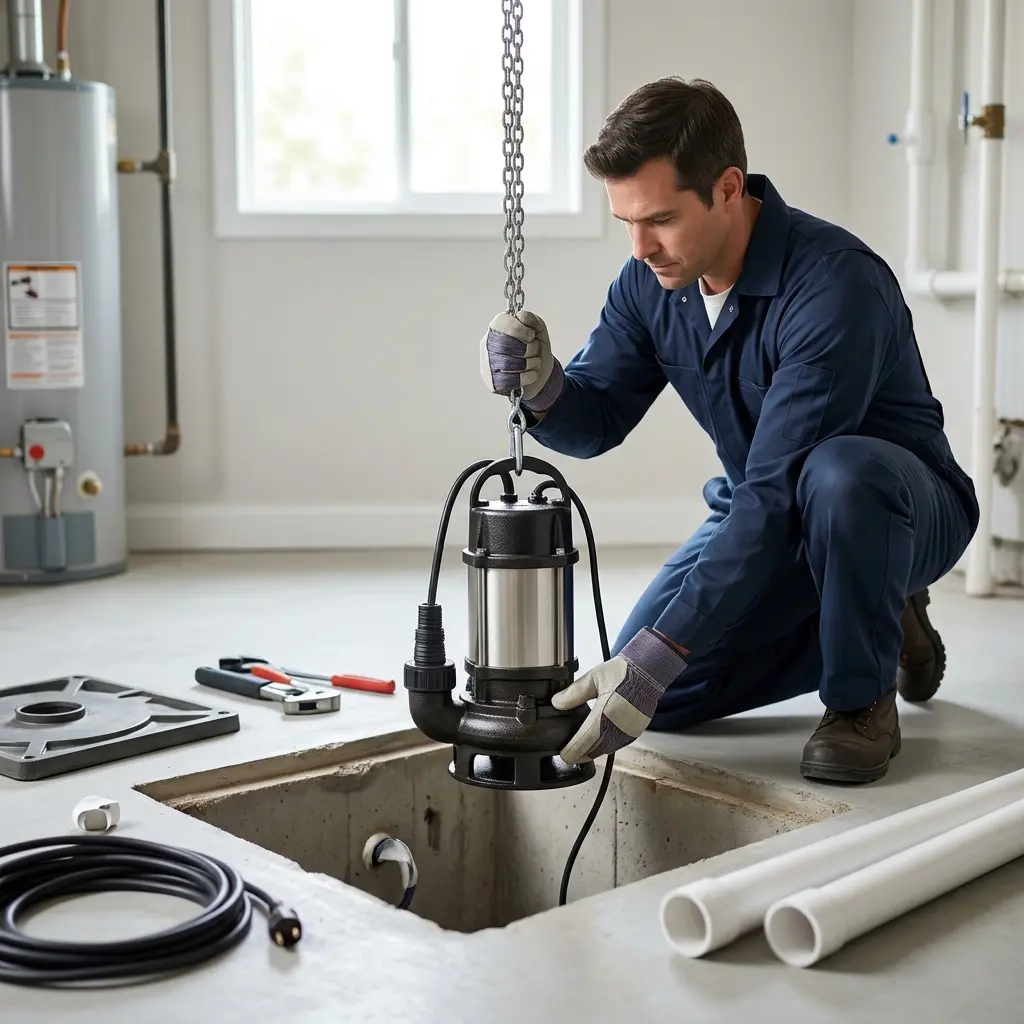 Installation pompe de relevage Bonnelles (78830)
