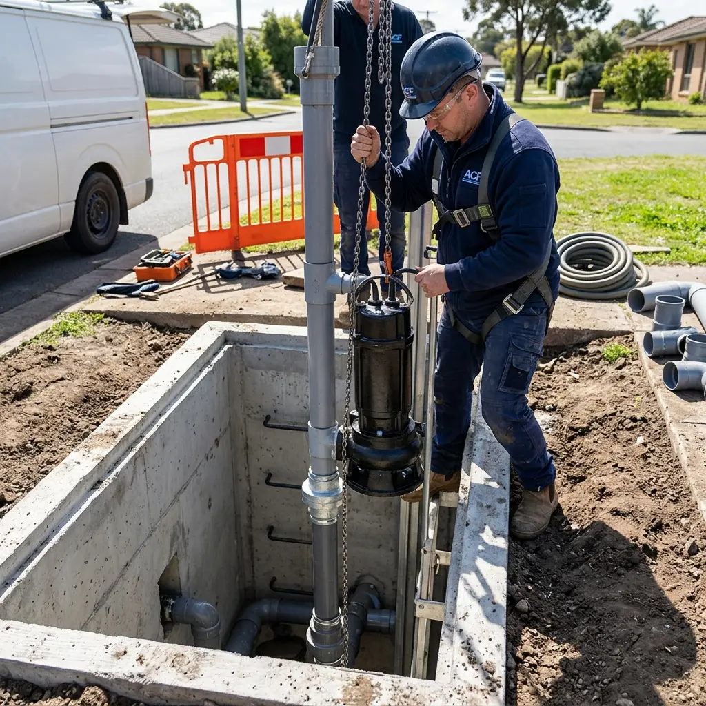Installation pompe de relevage Saint-Nom-la-Bretèche (78860)