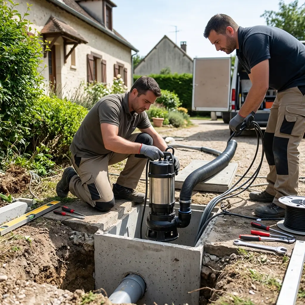 Installation pompe de relevage Orgerus (78910)