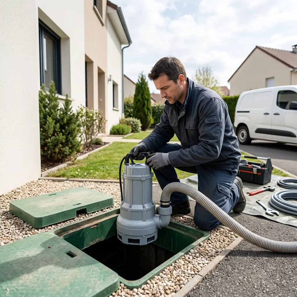 Installation pompe de relevage Élancourt (78990)