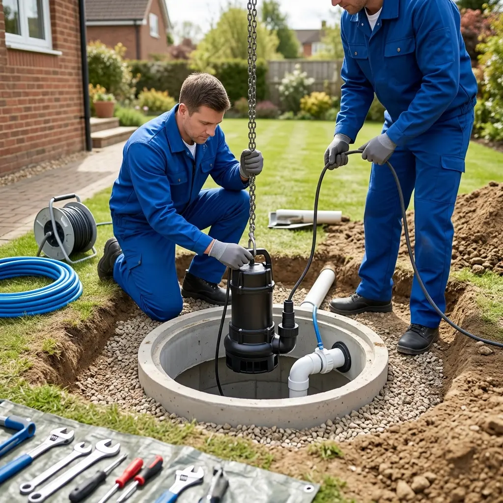 Installation pompe de relevage Saint-Nabord (88200)