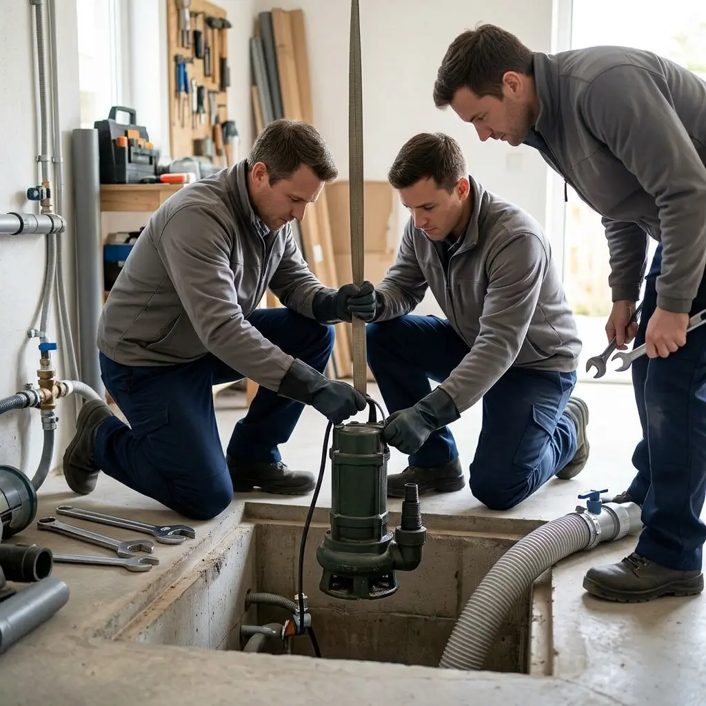 Installation pompe de relevage Hadol (88220)