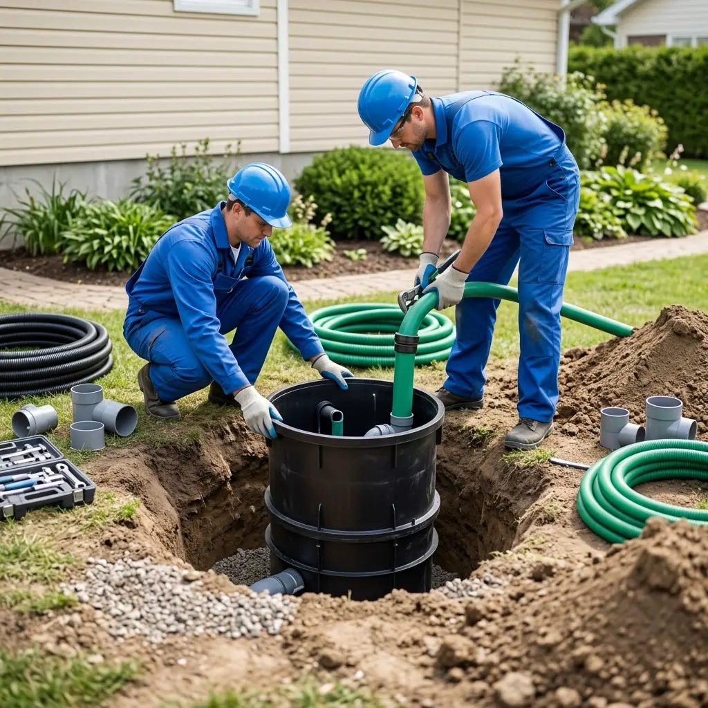 Installation pompe de relevage Liffol-le-Grand (88350)