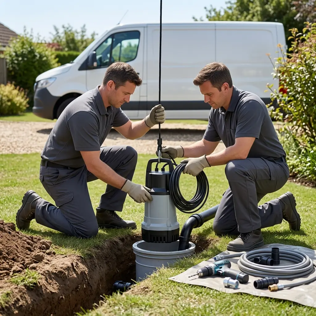 Installation pompe de relevage Vincey (88450)