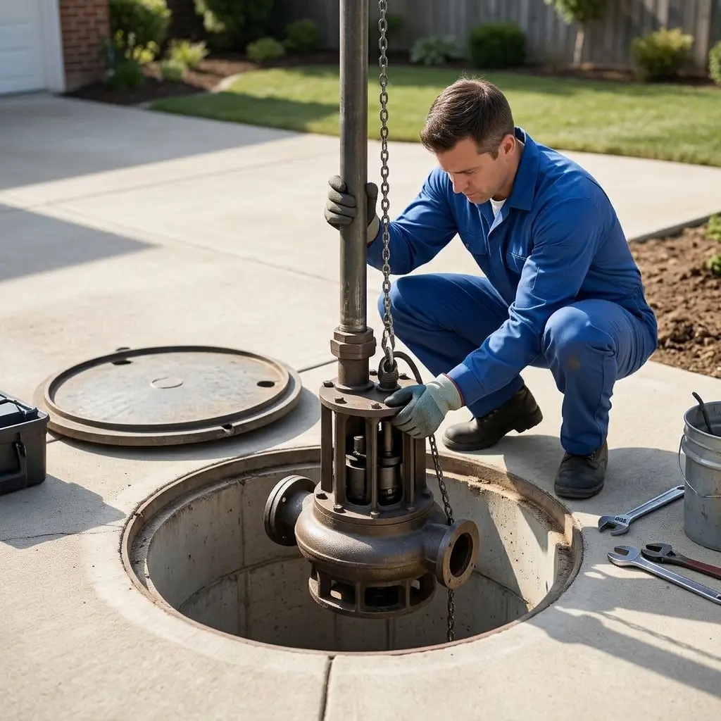 Installation pompe de relevage Villabé (91100)