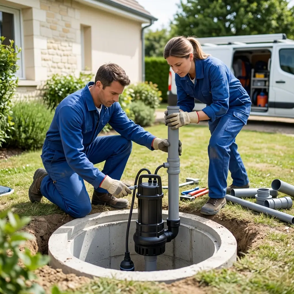 Installation pompe de relevage Palaiseau (91120)