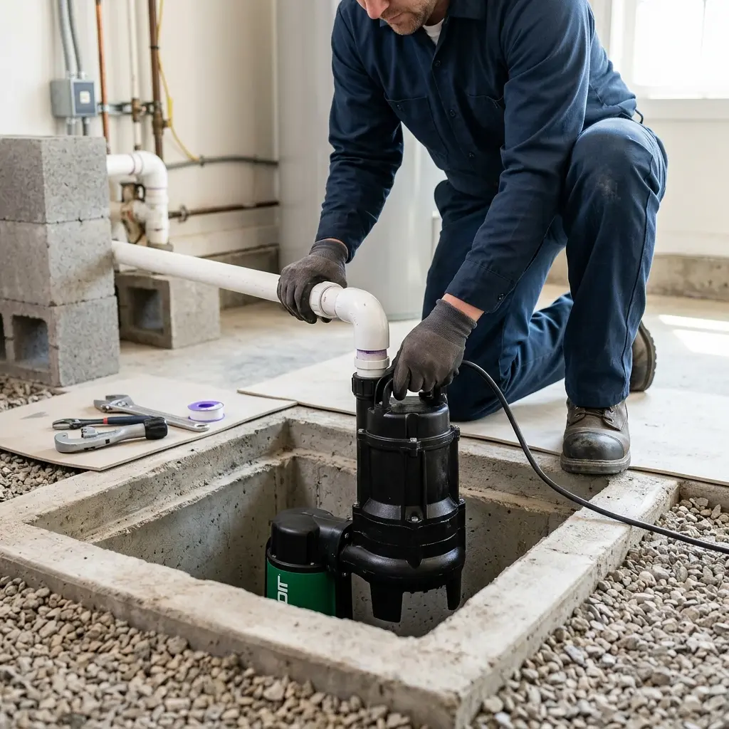 Installation pompe de relevage Ris-Orangis (91130)