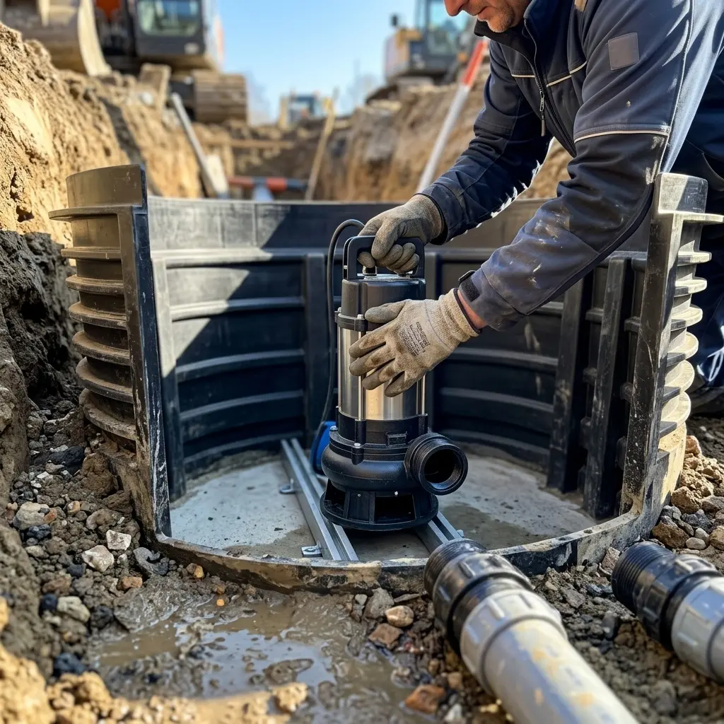 Installation pompe de relevage Villebon-sur-Yvette (91140)