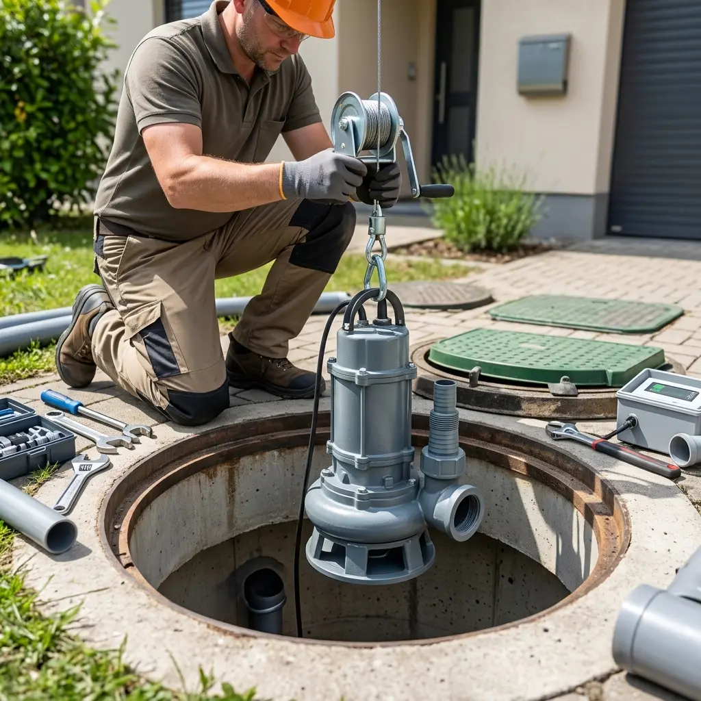 Installation pompe de relevage Viry-Châtillon (91170)