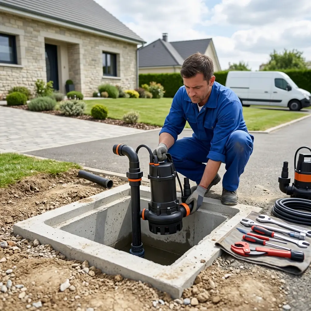Installation pompe de relevage Tigery (91250)