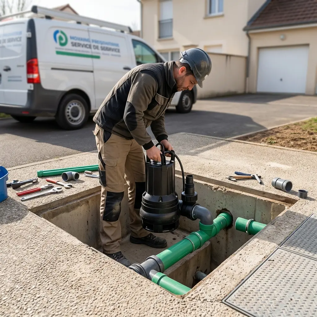 Installation pompe de relevage Juvisy-sur-Orge (91260)