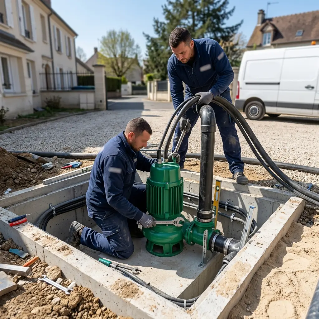 Installation pompe de relevage Massy (91300)