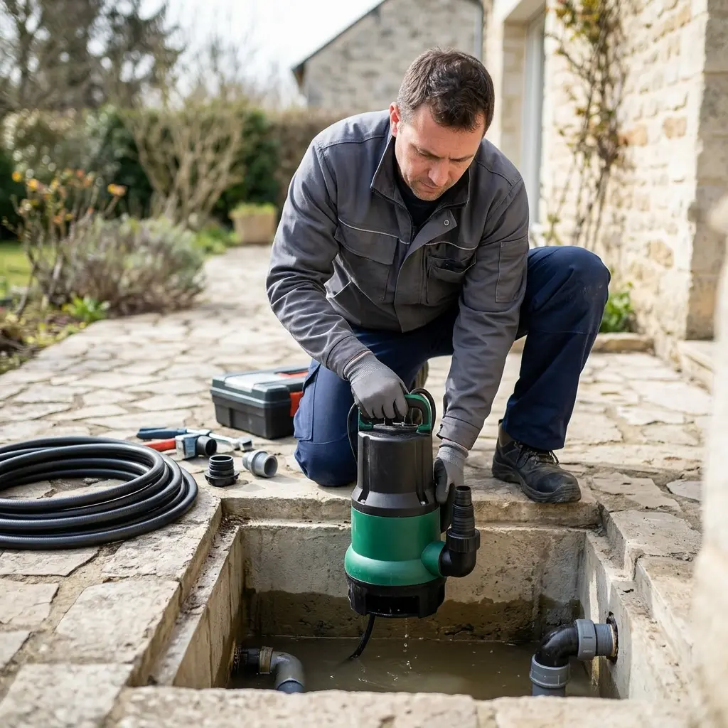 Installation pompe de relevage Montlhéry (91310)