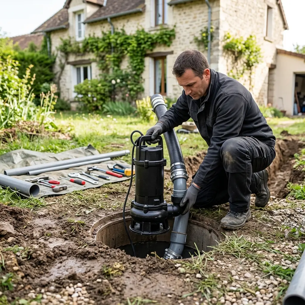 Installation pompe de relevage Wissous (91320)