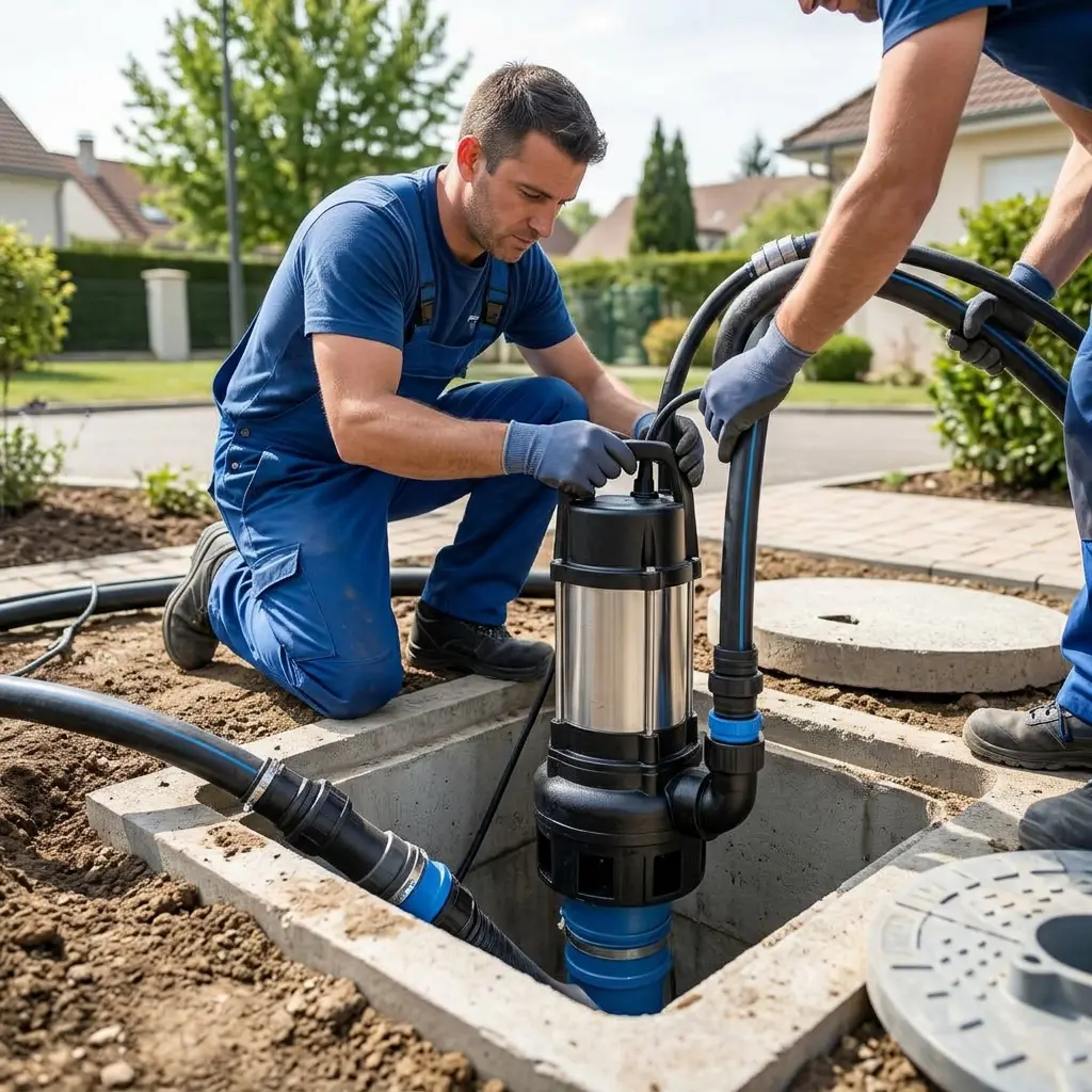 Installation pompe de relevage Épinay-sur-Orge (91360)