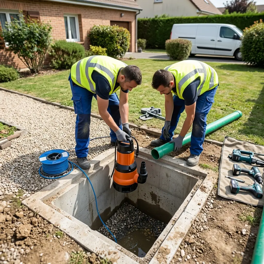 Installation pompe de relevage Villemoisson-sur-Orge (91360)