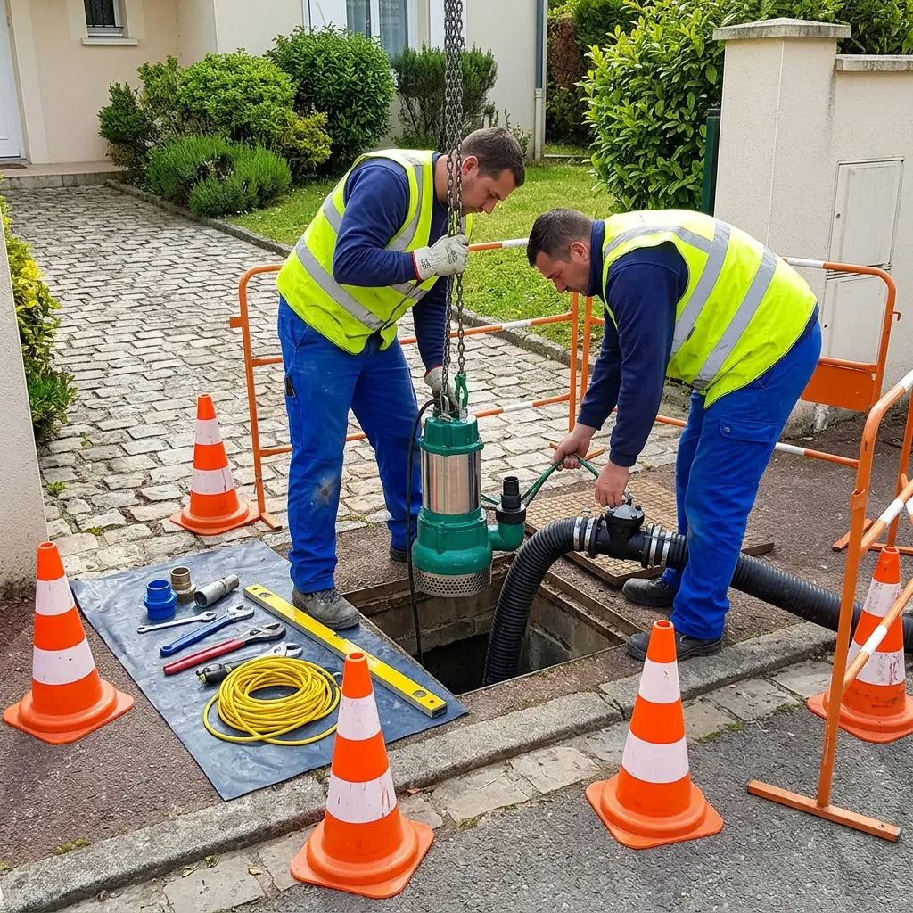 Installation pompe de relevage Verrières-le-Buisson (91370)