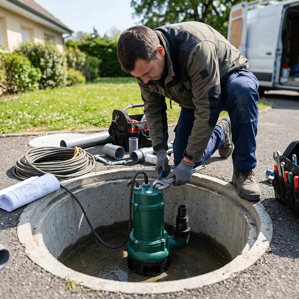 Installation pompe de relevage Saclay (91400)