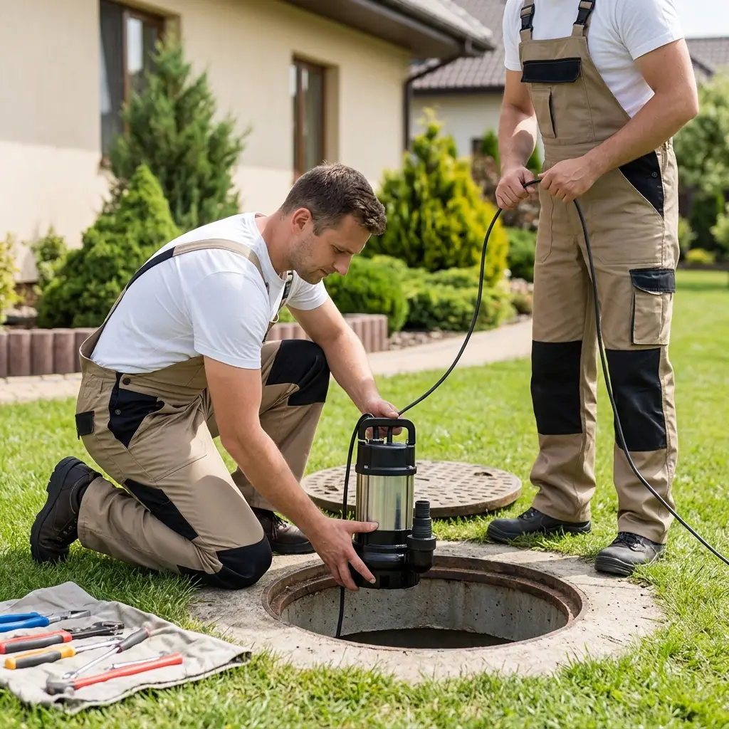 Installation pompe de relevage Marcoussis (91460)