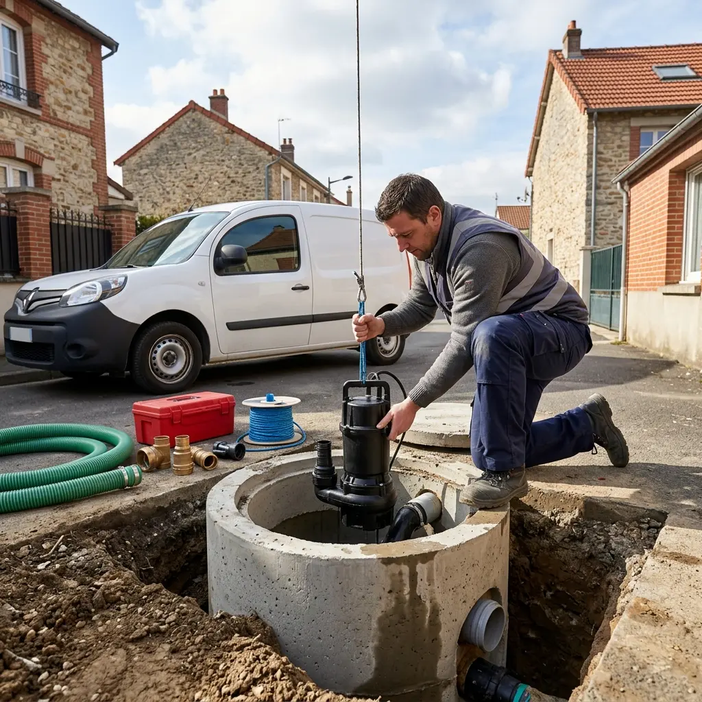 Installation pompe de relevage Savigny-sur-Orge (91600)