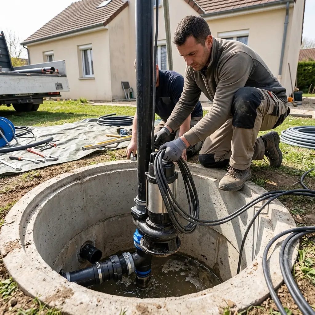 Installation pompe de relevage Ballancourt-sur-Essonne (91610)