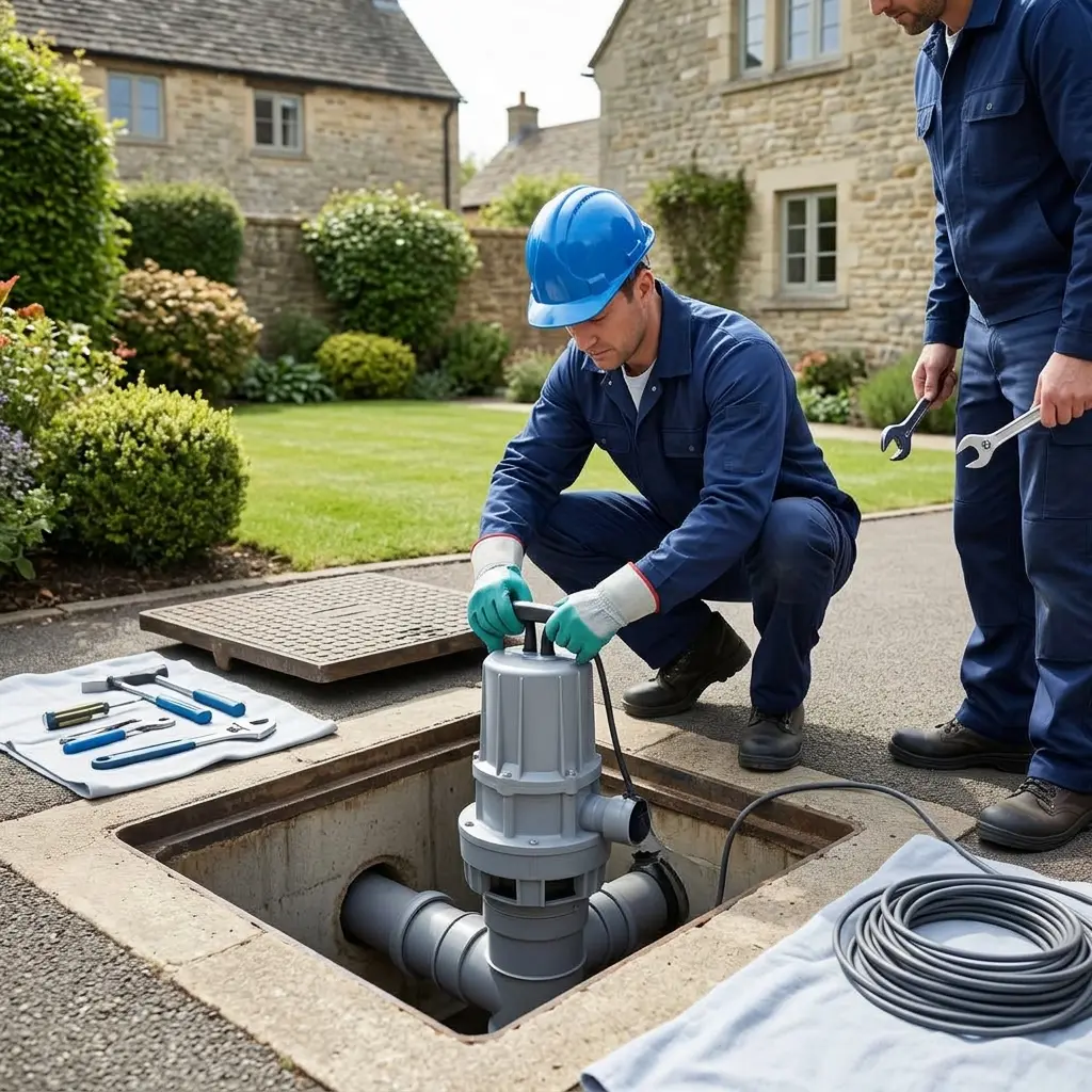 Installation pompe de relevage Le Mérévillois (91660)