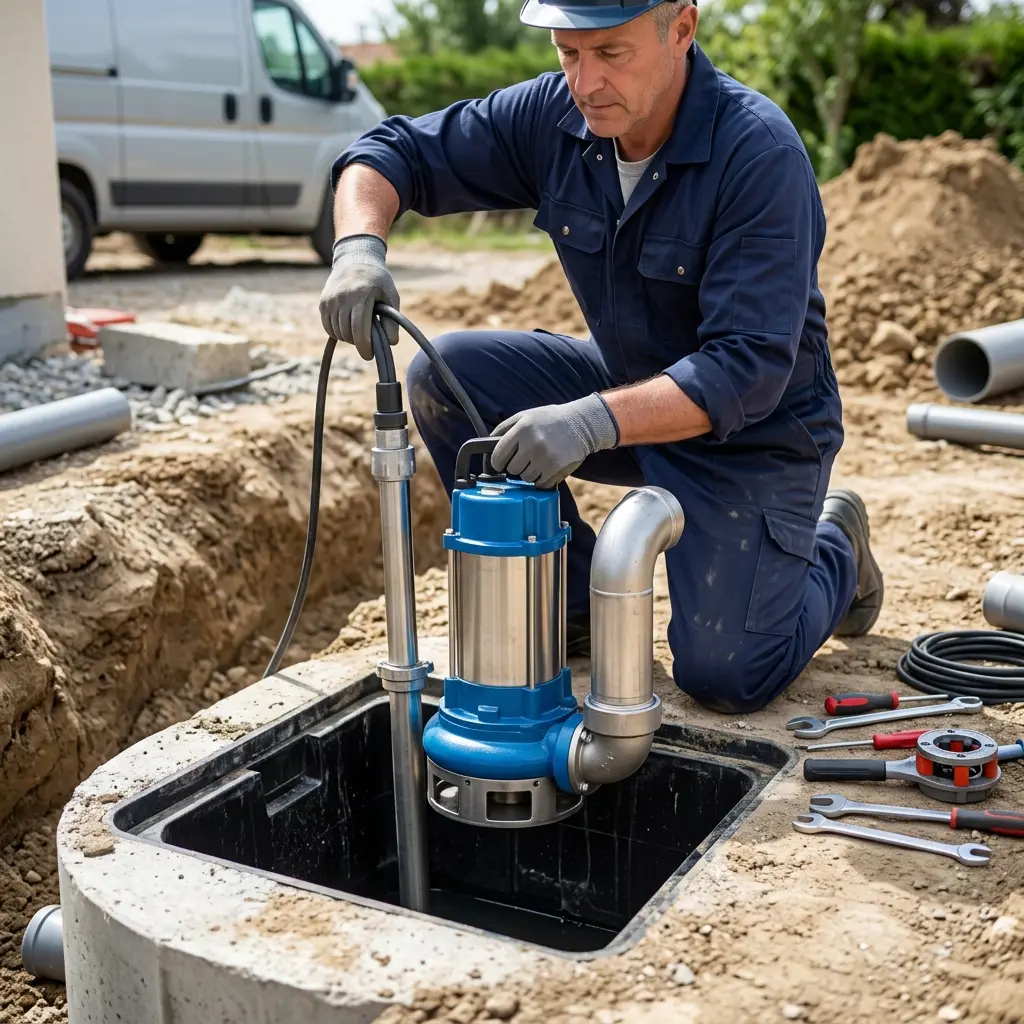Installation pompe de relevage Maisse (91720)