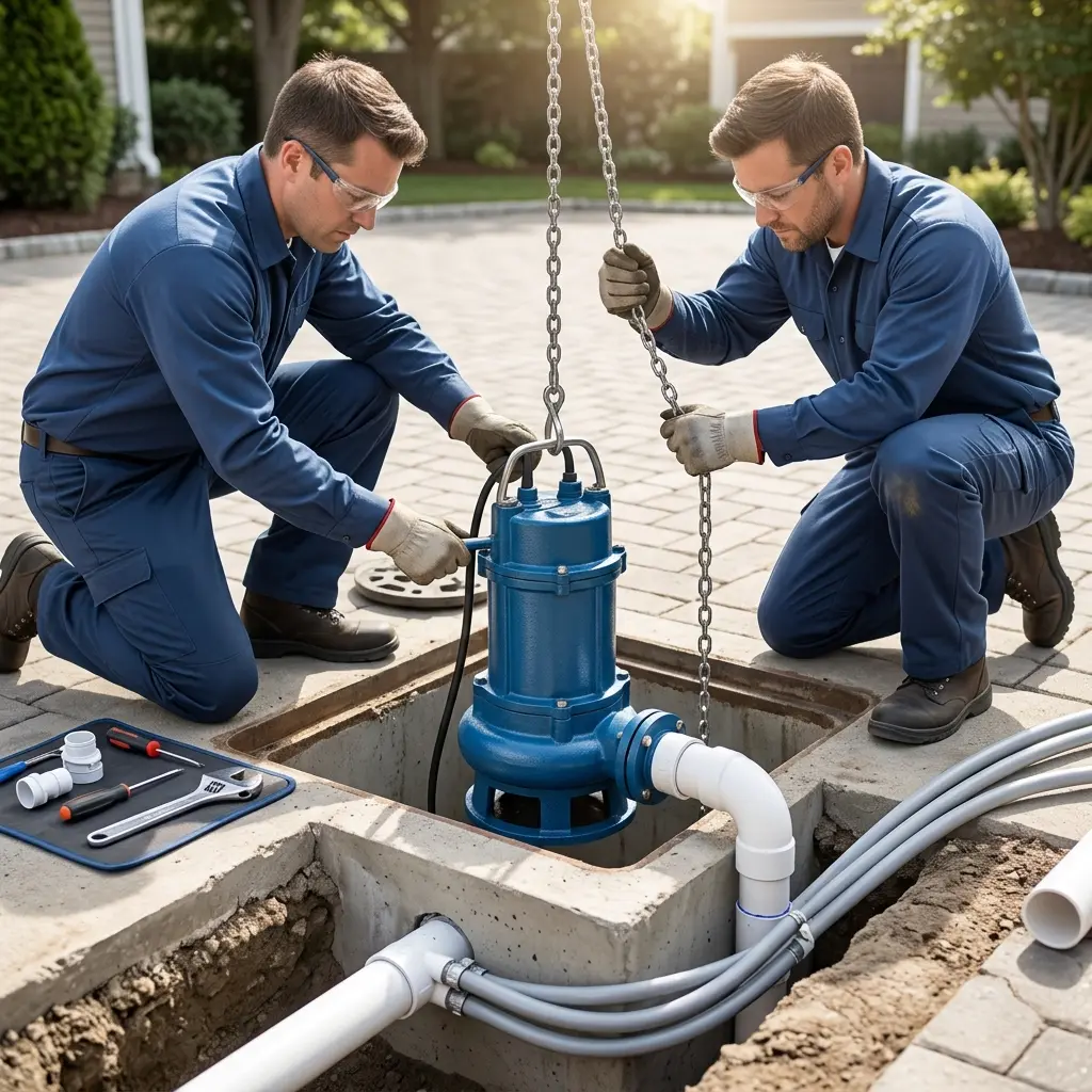 Installation pompe de relevage Brunoy (91800)