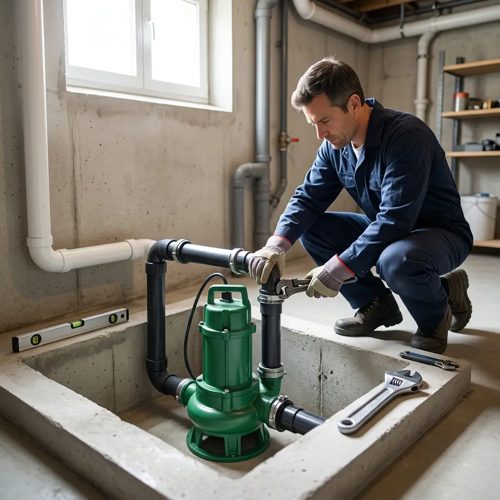 Installation pompe de relevage Montrouge (92120)