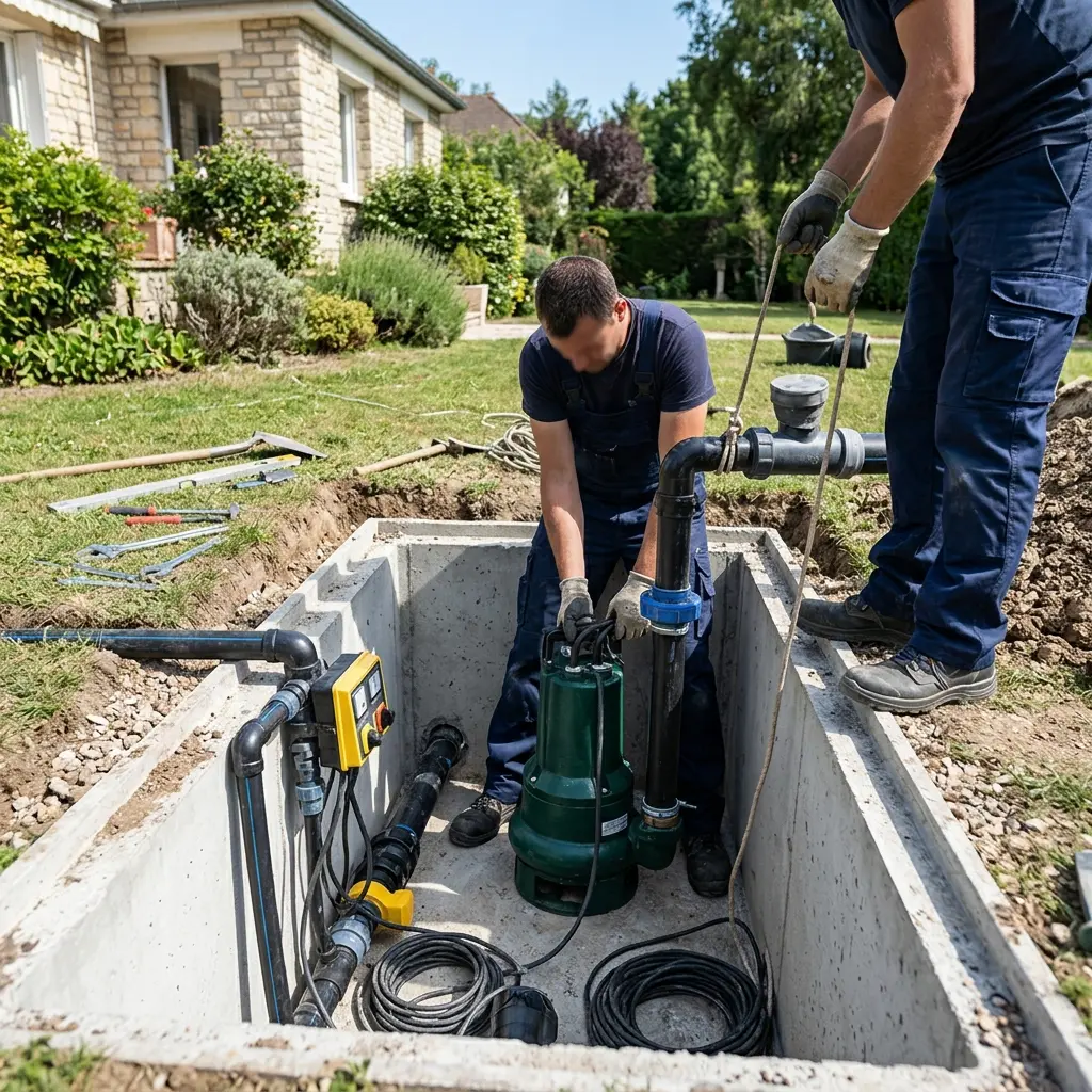 Installation pompe de relevage Meudon (92190)