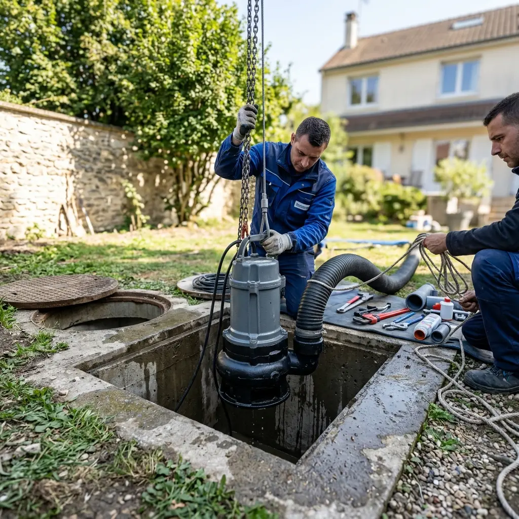 Installation pompe de relevage Saint-Cloud (92210)