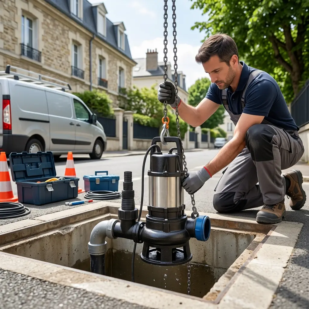 Installation pompe de relevage Fontenay-aux-Roses (92260)