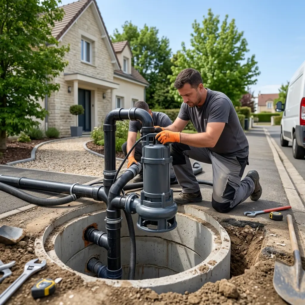 Installation pompe de relevage Châtenay-Malabry (92290)