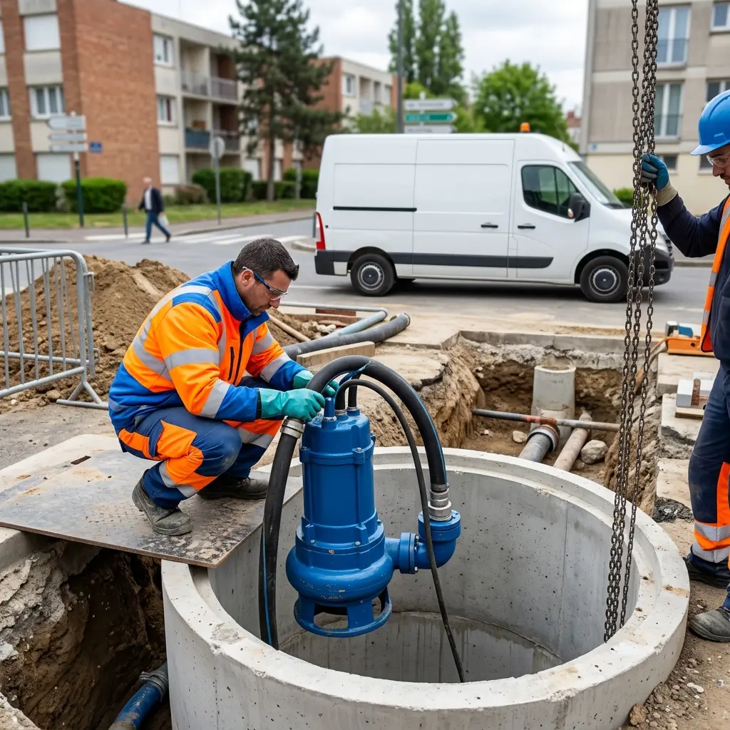 Installation pompe de relevage Alfortville (94140)