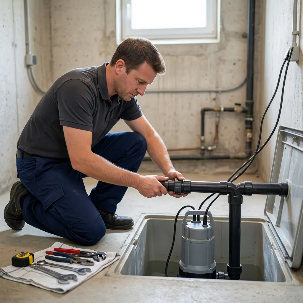 Installation pompe de relevage Cachan (94230)