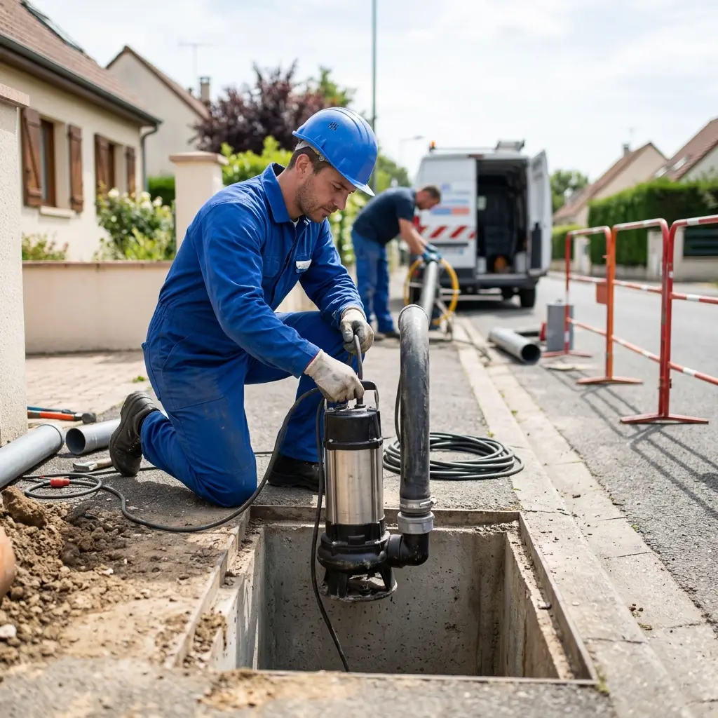 Installation pompe de relevage Gentilly (94250)
