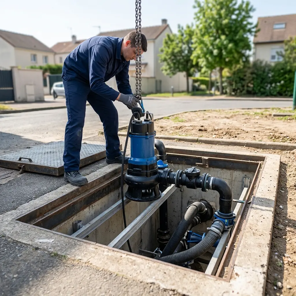 Installation pompe de relevage Orly (94310)