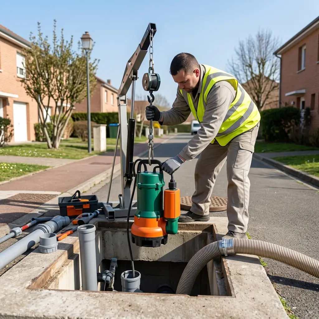 Installation pompe de relevage Thiais (94320)