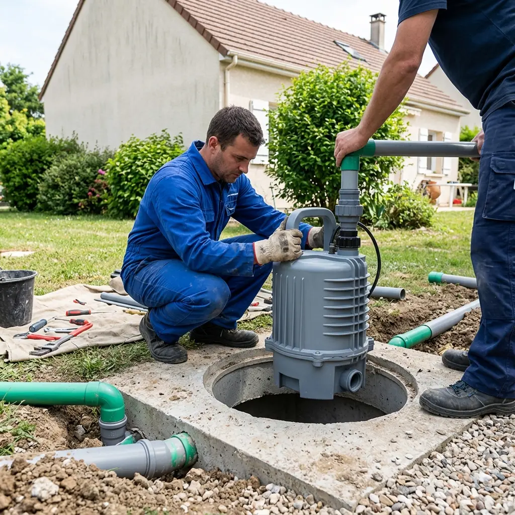 Installation pompe de relevage Santeny (94440)