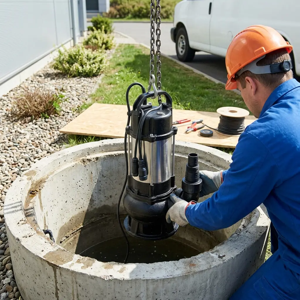 Installation pompe de relevage Boissy-Saint-Léger (94470)