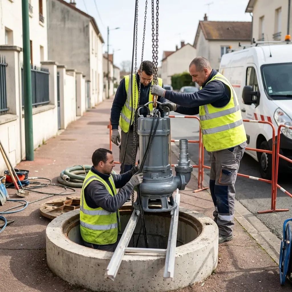 Installation pompe de relevage Choisy-le-Roi (94600)