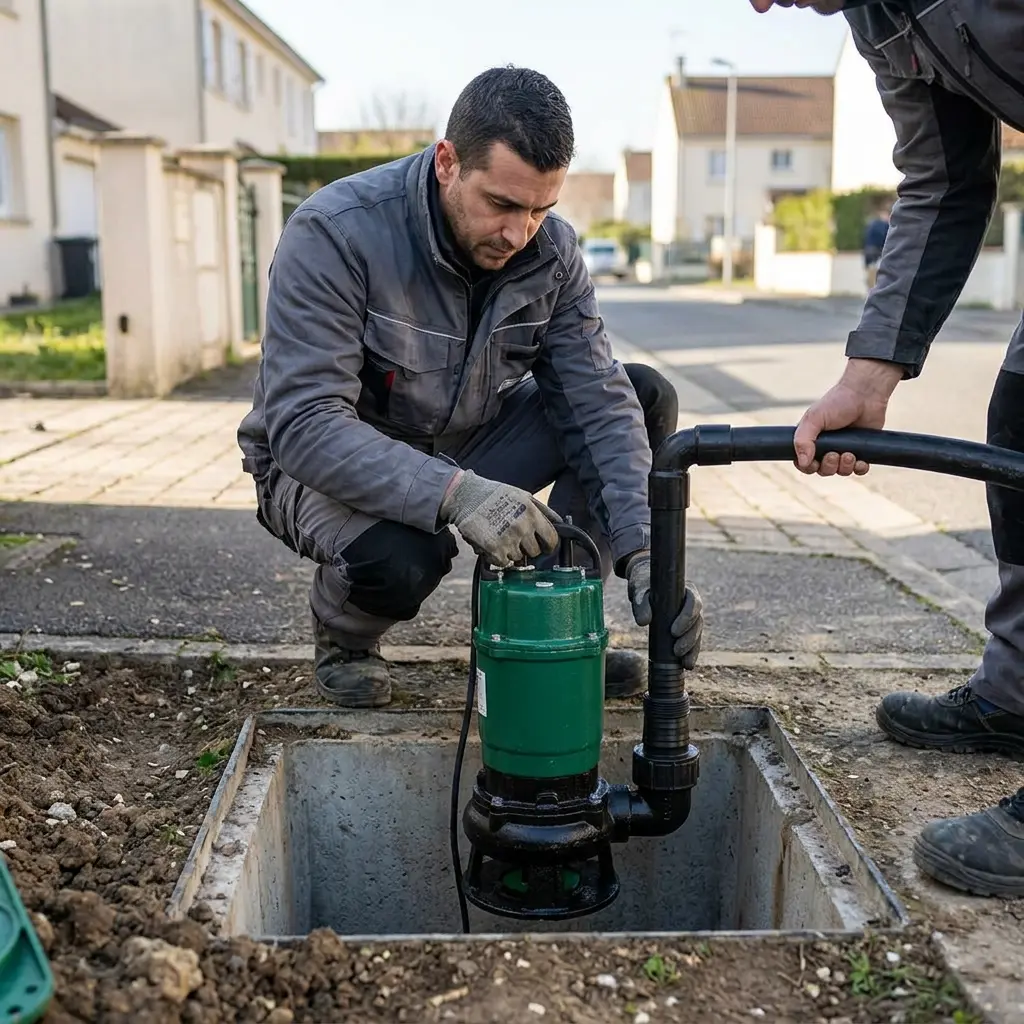 Installation pompe de relevage Ermont (95120)