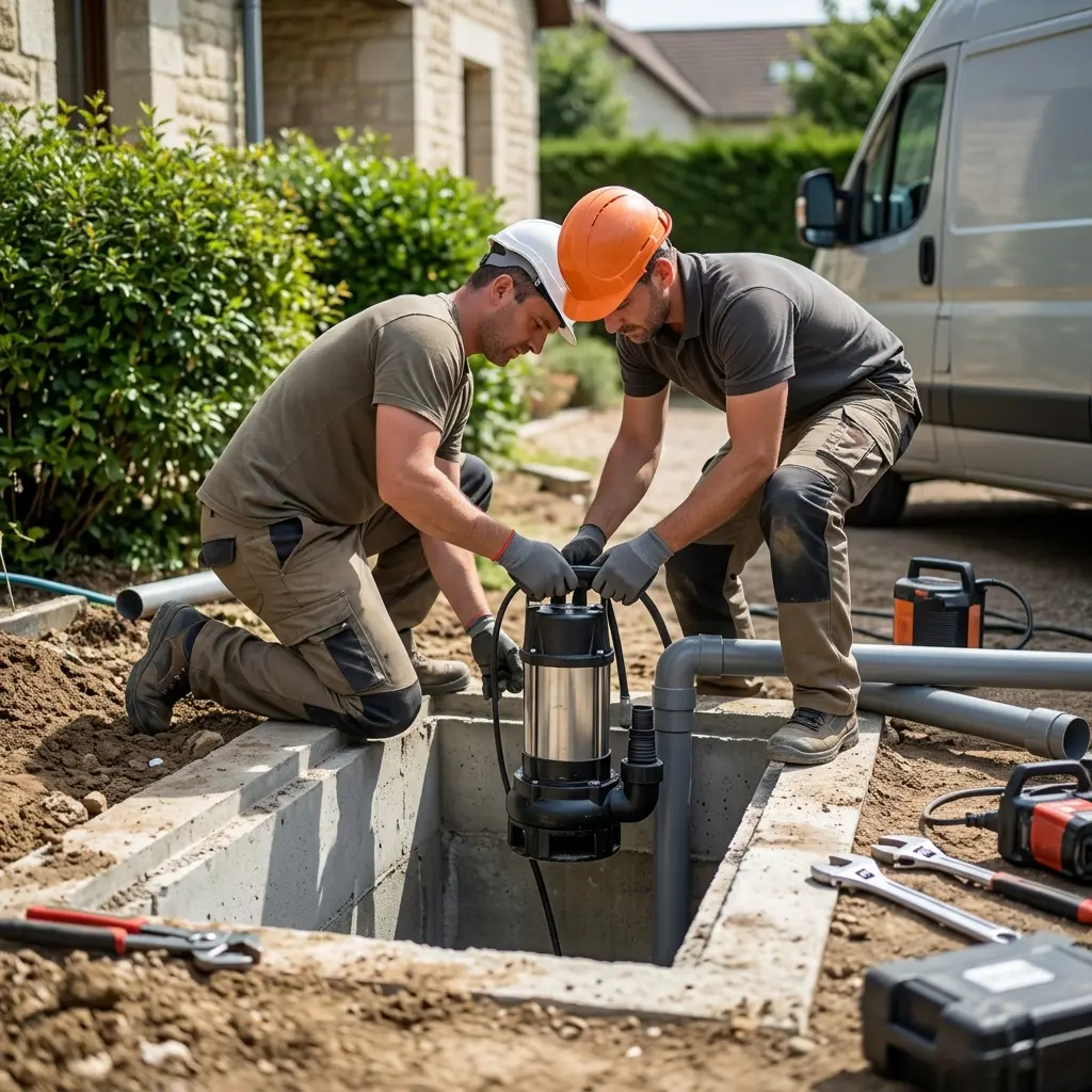 Installation pompe de relevage Taverny (95150)