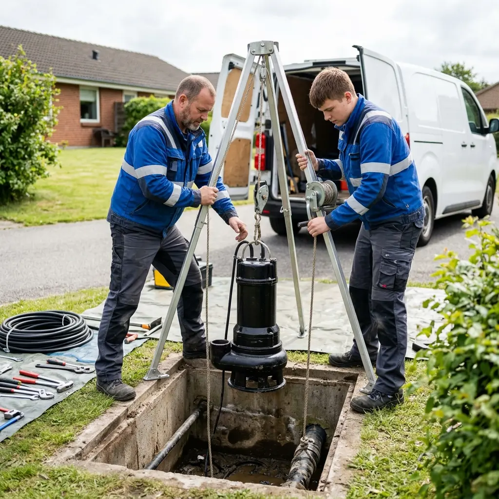 Installation pompe de relevage Fontenay-en-Parisis (95190)