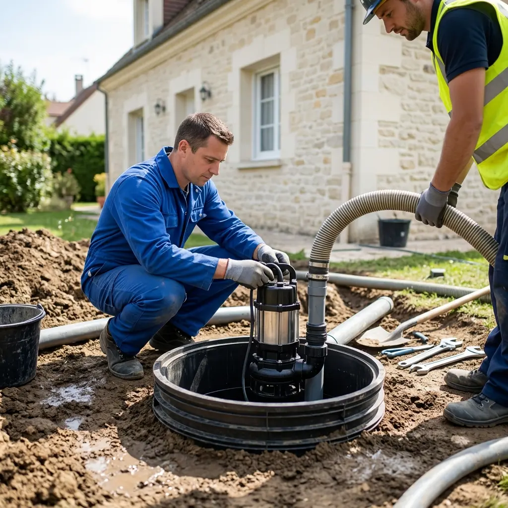 Installation pompe de relevage Goussainville (95190)