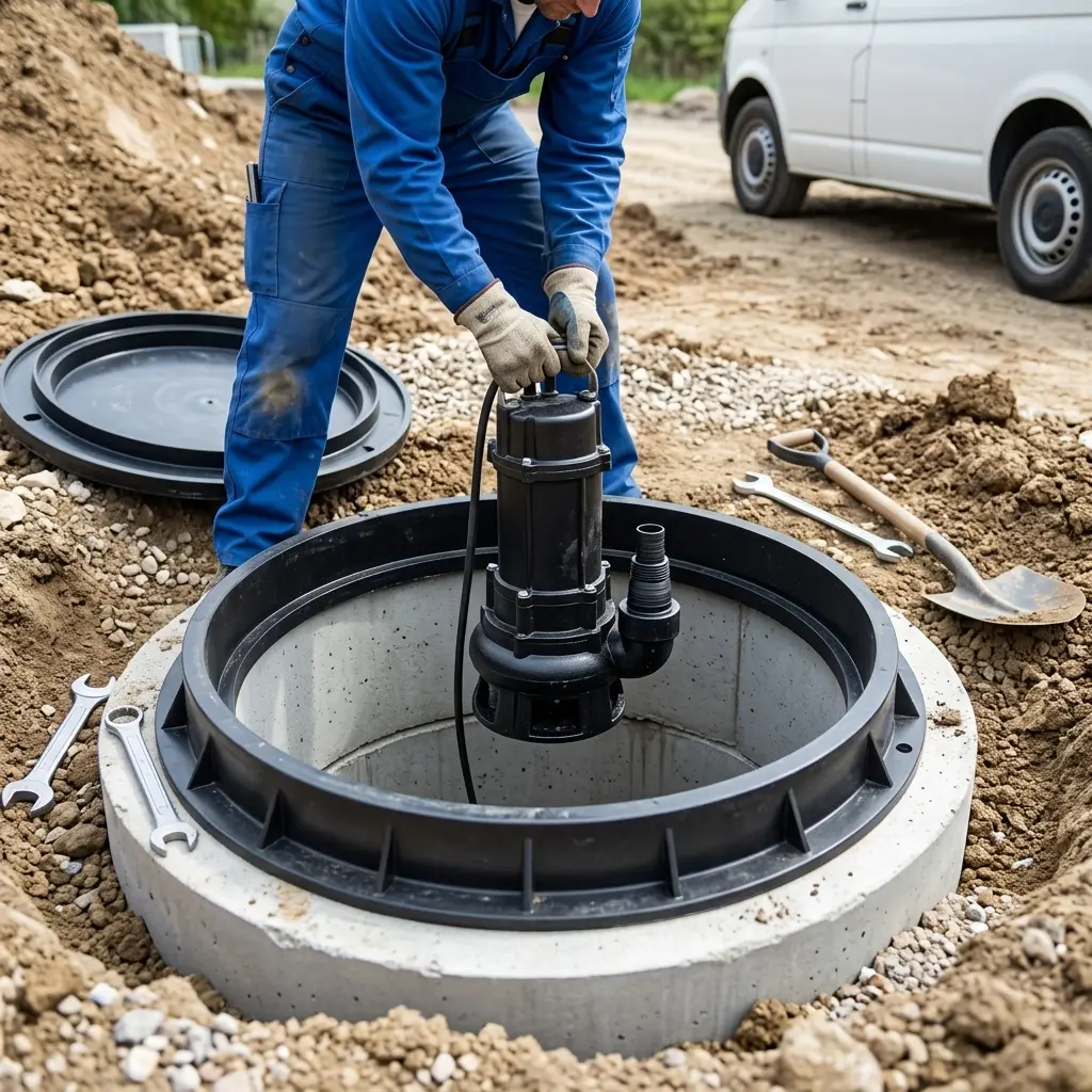 Installation pompe de relevage Beaumont-sur-Oise (95260)